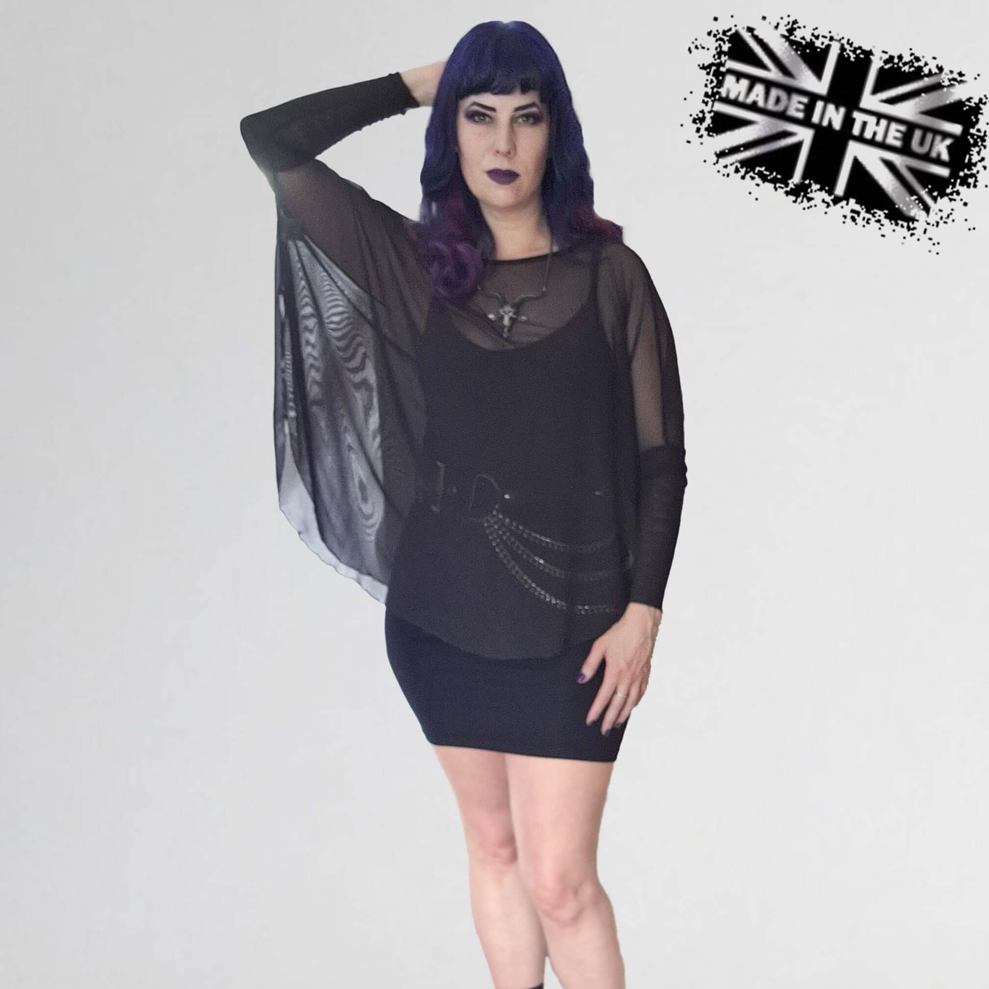 Necessary Evil Circe Mesh Top - DevilGothic DevilGothic