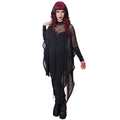Necessary Evil Anahita Sheer Gothic Black Mesh Layer Dress - UK Made - DevilGothic DevilGothic