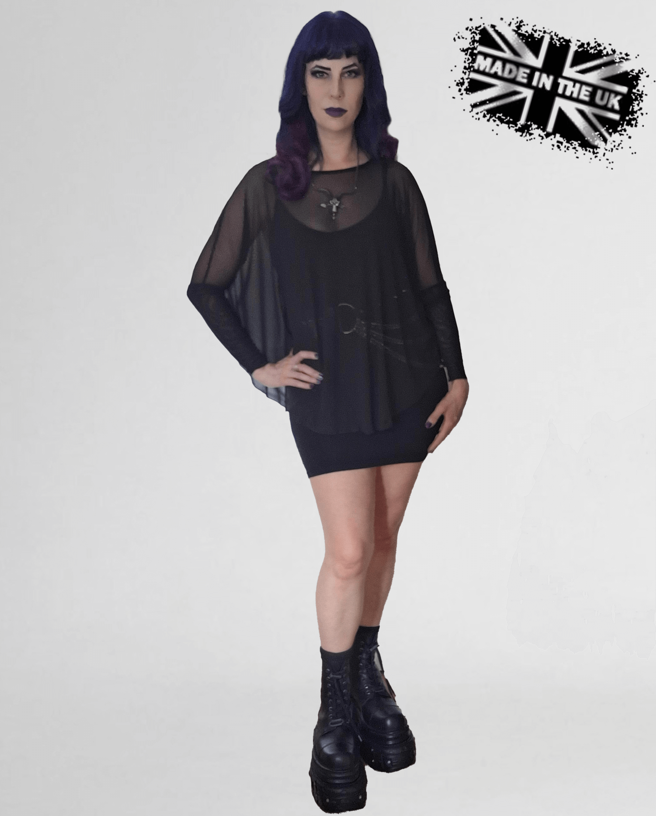 Necessary Evil Circe Mesh Top - DevilGothic DevilGothic