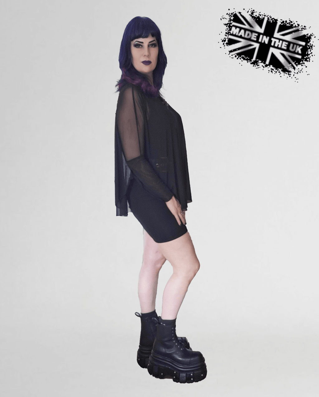 Necessary Evil Circe Mesh Top - DevilGothic DevilGothic