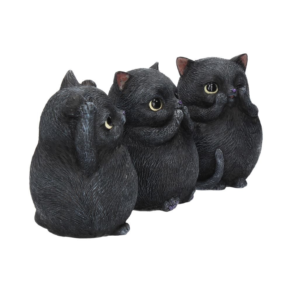Nemesis Now Three Wise Fat Cats 8.5cm - DevilGothic DevilGothic