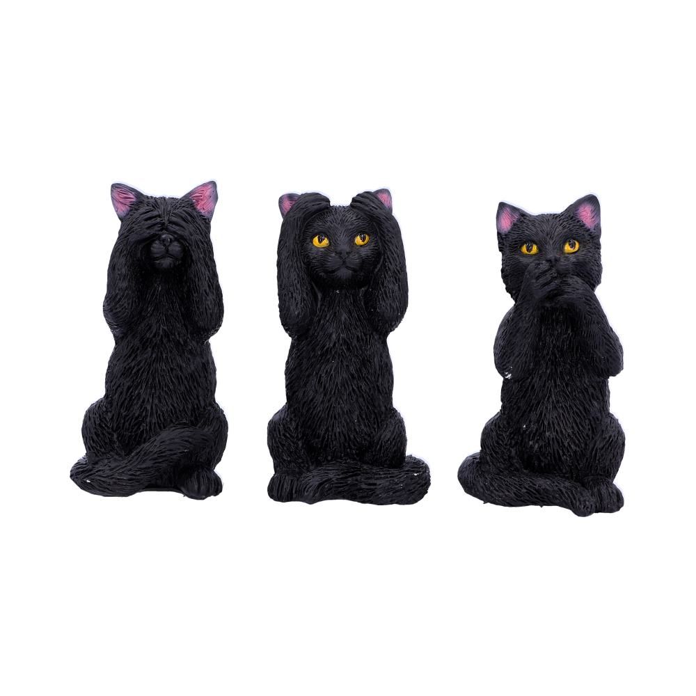 Nemesis Now Three Wise Felines 8.5cm - DevilGothic DevilGothic