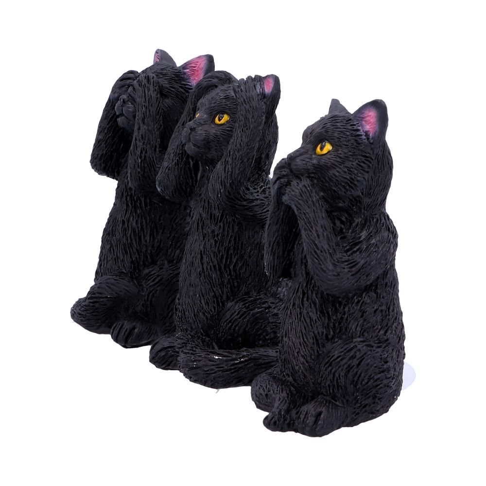Nemesis Now Three Wise Felines 8.5cm - DevilGothic DevilGothic