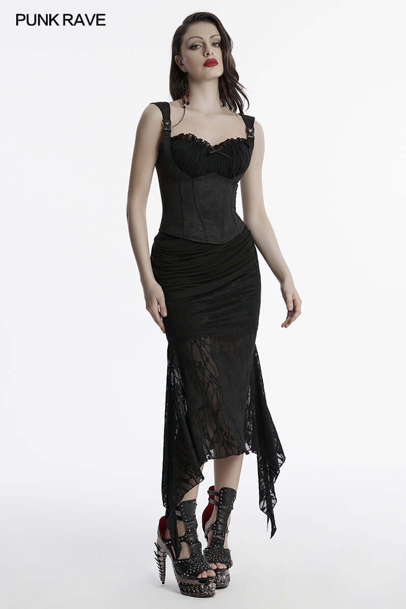 Punk Rave Arti Fishtail Skirt - DevilGothic DevilGothic