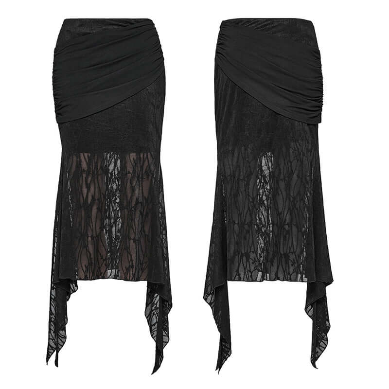 Punk Rave Arti Fishtail Skirt - DevilGothic DevilGothic