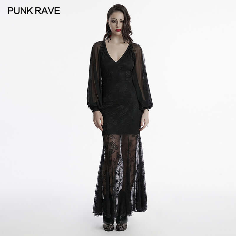 Punk Rave Calliope Goth Night Bat Dress - DevilGothic DevilGothic