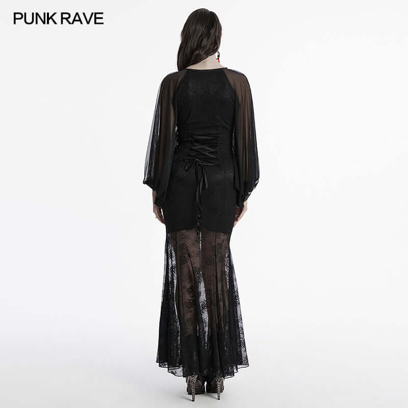 Punk Rave Calliope Goth Night Bat Dress - DevilGothic DevilGothic