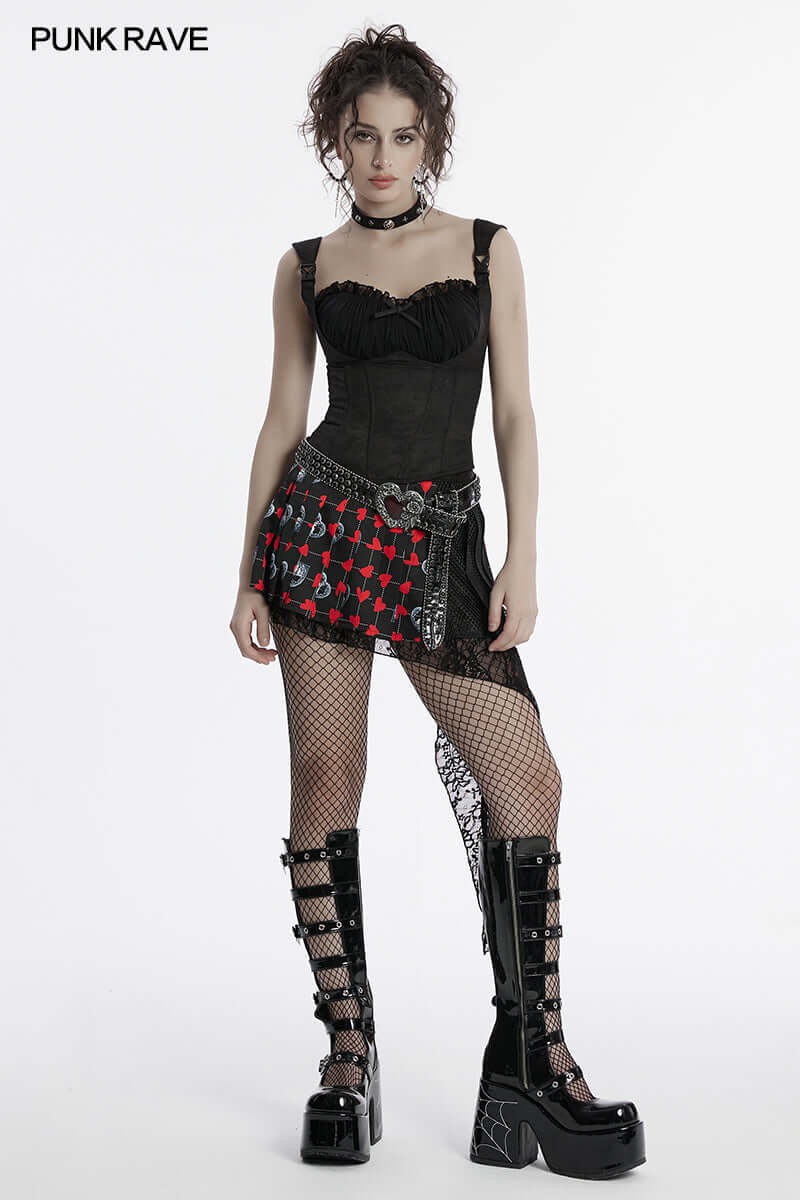 Punk Rave Gale Corset Cami - DevilGothic DevilGothic