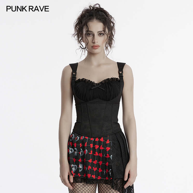 Punk Rave Gale Corset Cami - DevilGothic DevilGothic