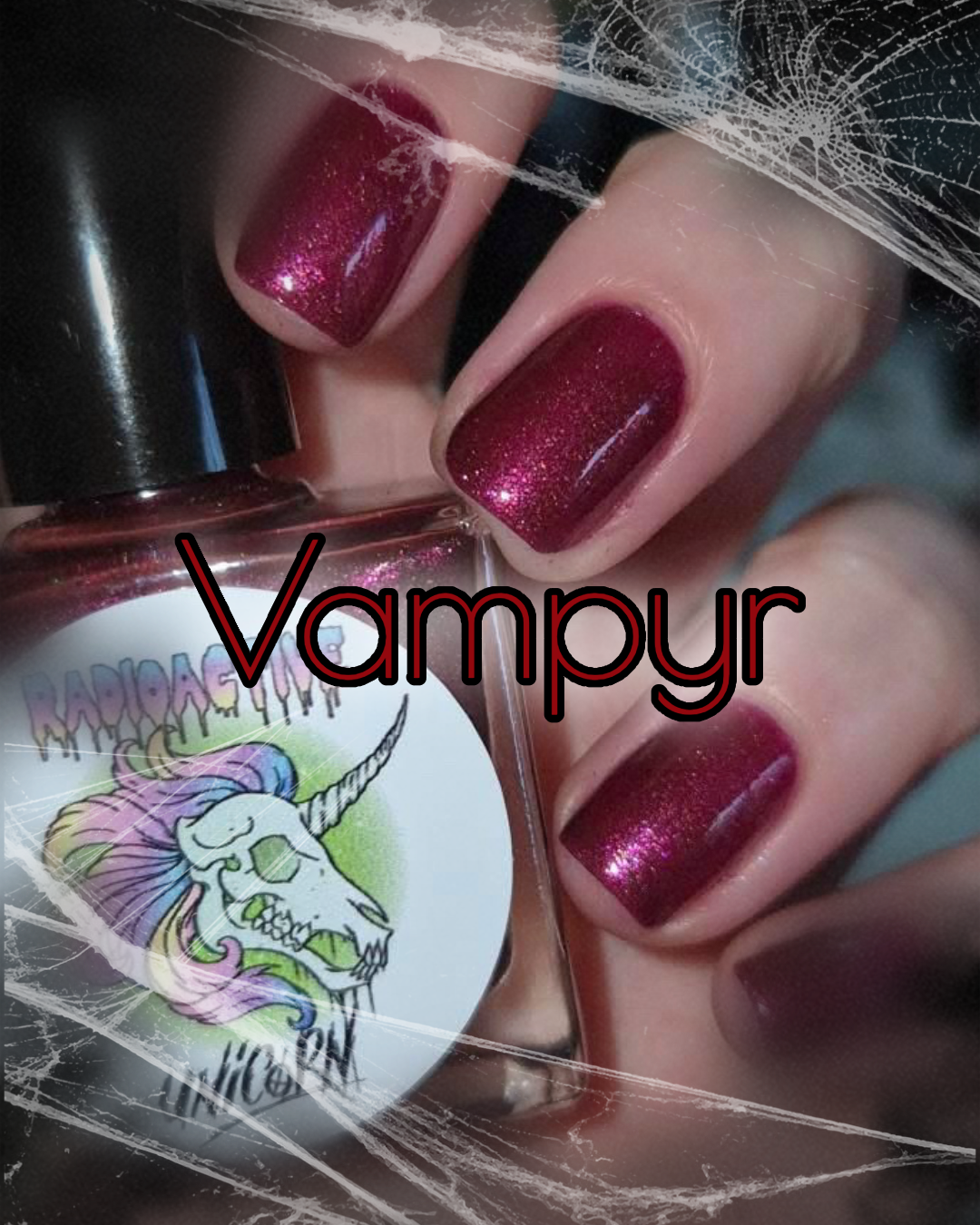 Radioactive Unicorn Vampyr Nail Polish - DevilGothic DevilGothic