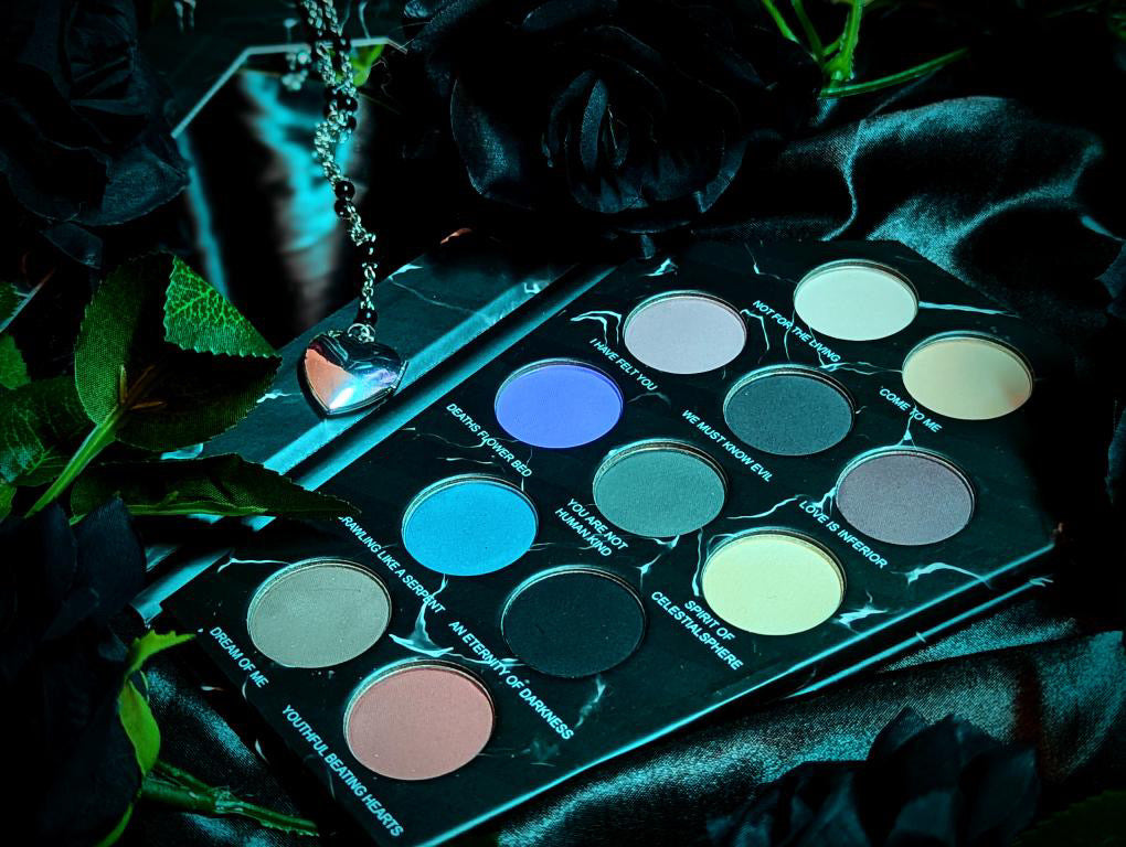 Radioactive Unicorn Nosferatu Palette Goth Eyeshadow Collection - DevilGothic DevilGothic
