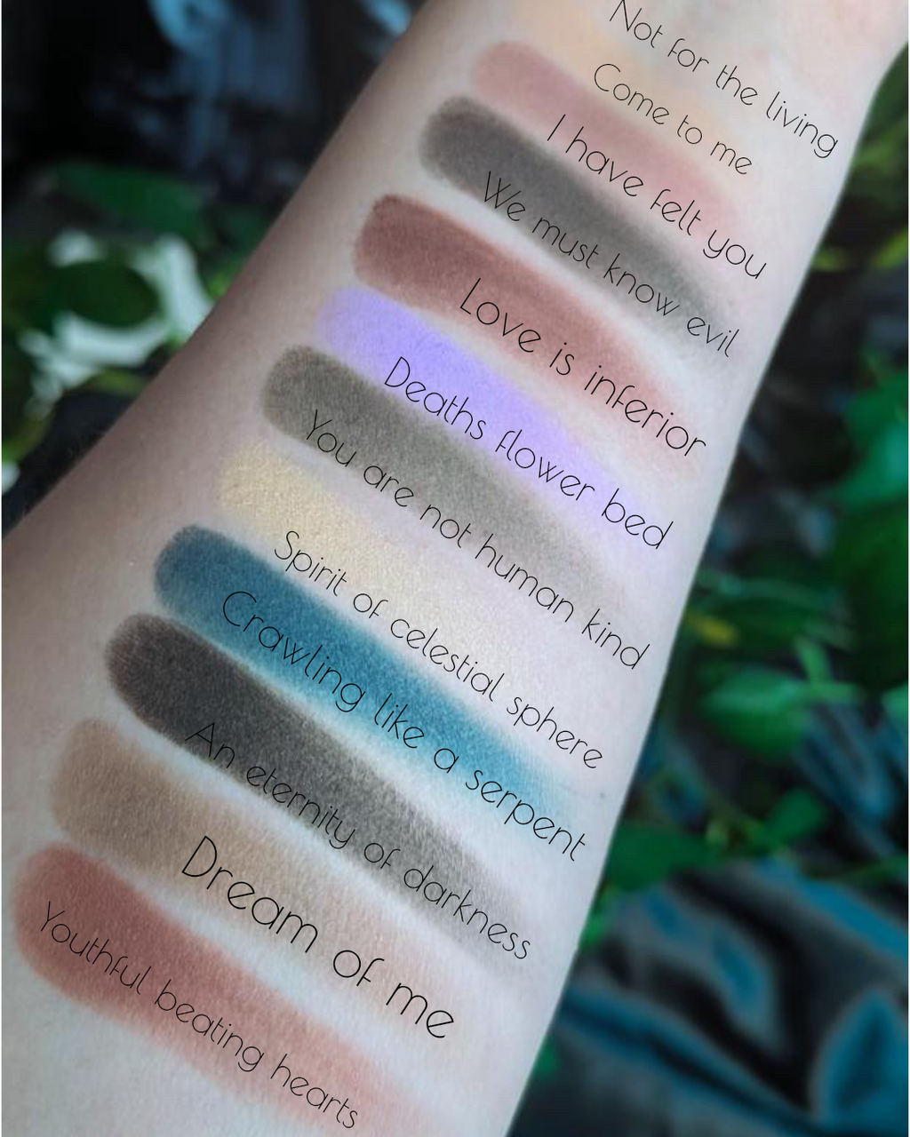 Radioactive Unicorn Nosferatu Palette Goth Eyeshadow Collection - DevilGothic DevilGothic