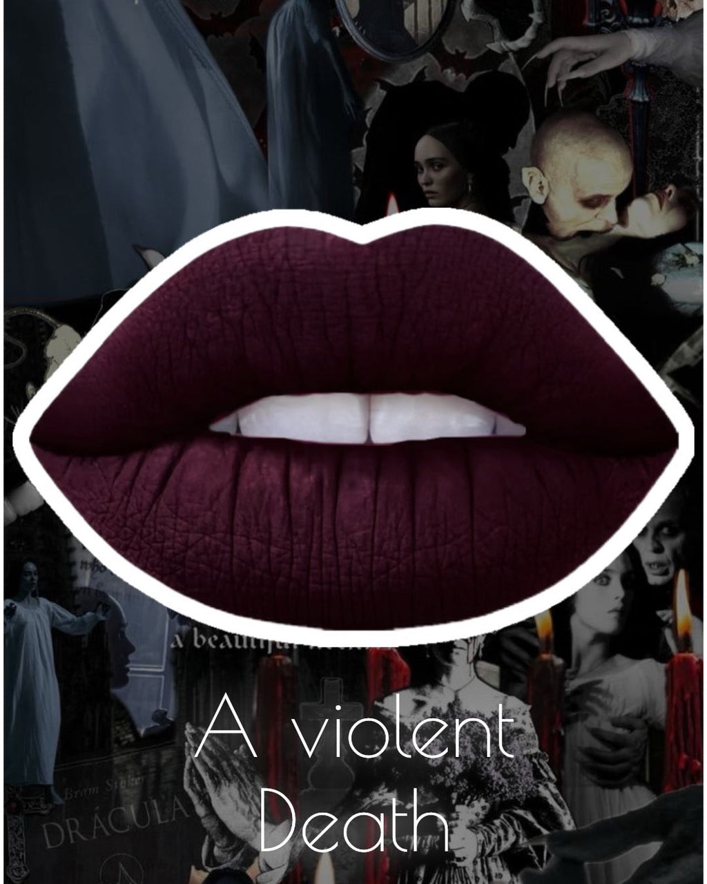 Radioactive Unicorn A Violent Death Goth Black Liquid Lipstick - DevilGothic DevilGothic