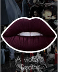 Radioactive Unicorn A Violent Death Goth Black Liquid Lipstick - DevilGothic DevilGothic