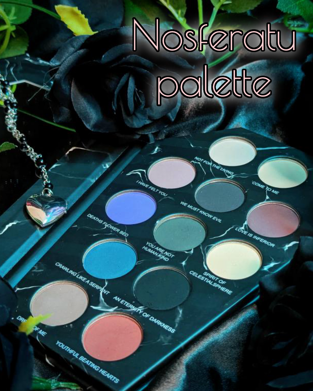 Radioactive Unicorn Nosferatu Palette Goth Eyeshadow Collection - DevilGothic DevilGothic