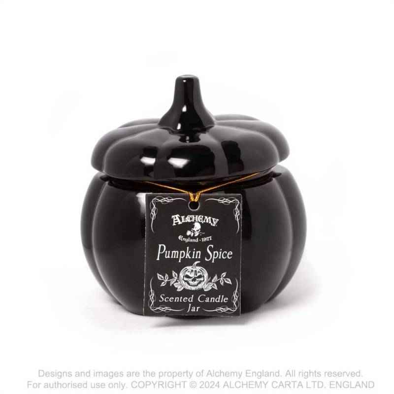 Alchemy Pumpkin Spice Small Glass Scented Candle Jar