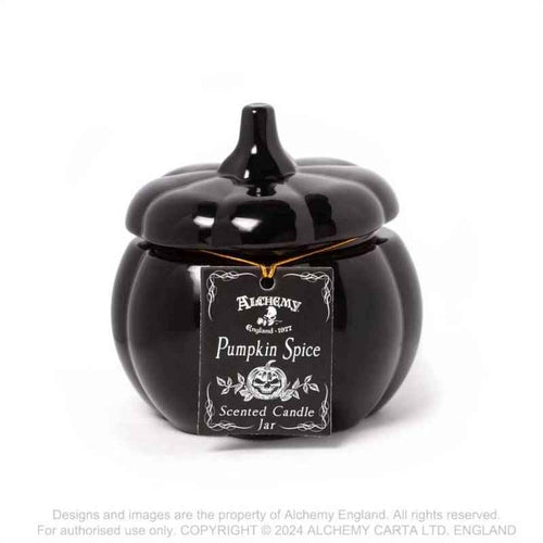 Alchemy Pumpkin Spice Small Glass Scented Candle Jar
