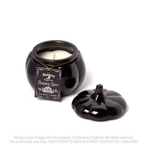 Alchemy Pumpkin Spice Small Glass Scented Candle Jar