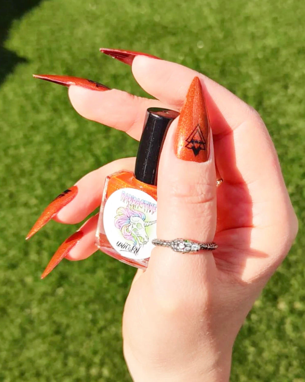 Radioactive Unicorn Hallow-Queen Nail Polish - DevilGothic DevilGothic