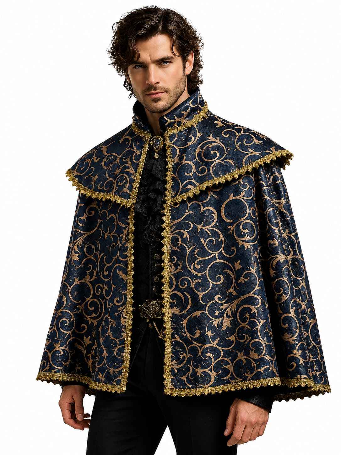 Unisex Medieval Renaissance Noble Prince Cloak