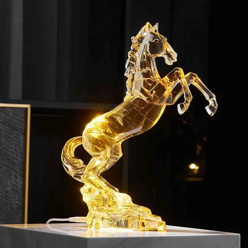 Luxury Crystal Horse Statue