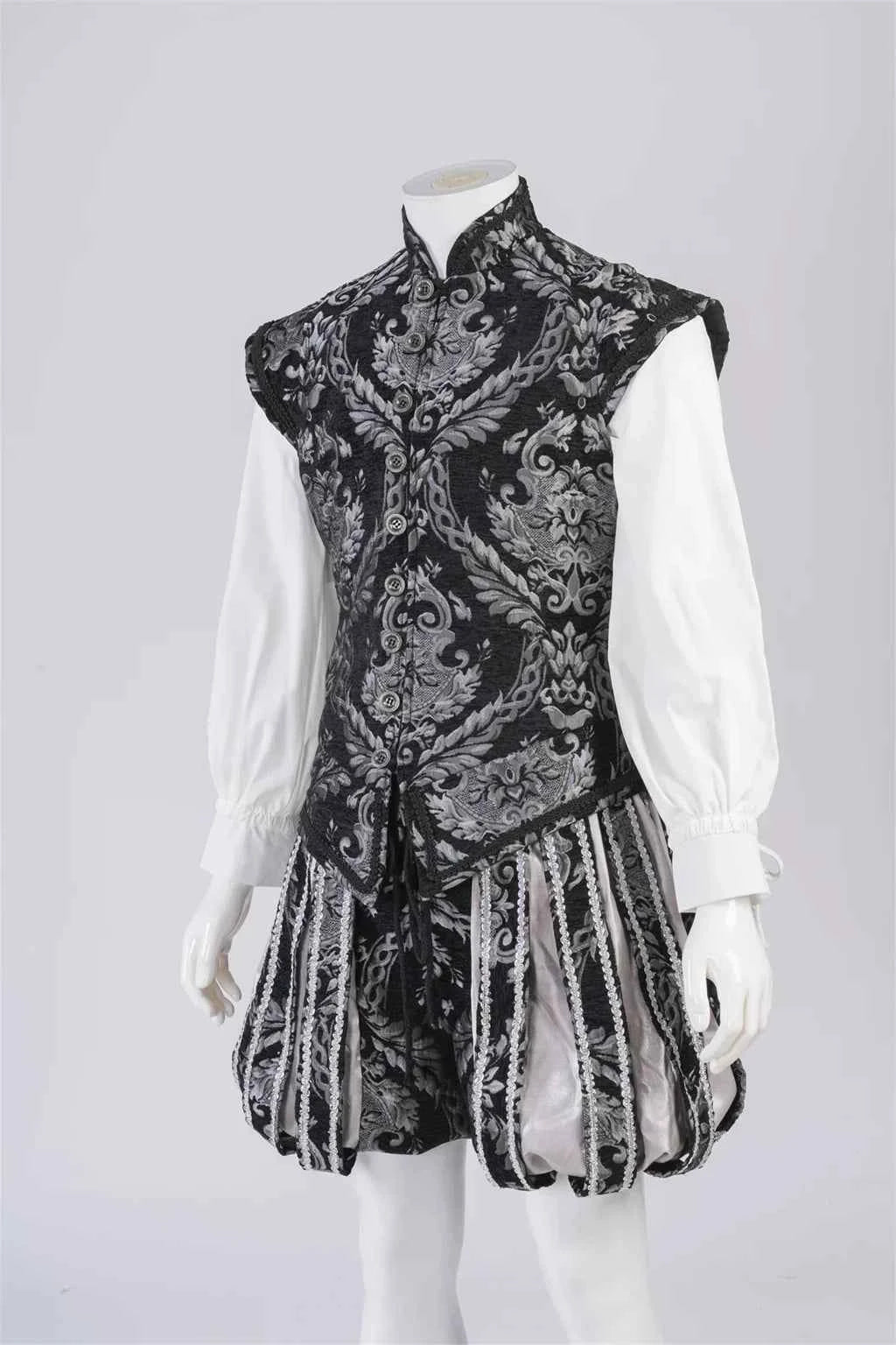 Men’s 15th‑Century Tudor Prince & King Renaissance Costume Vest & Pants Set – Authentic Elizabethan Outfit