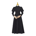 Victorian Gothic Mourning Bustle Ball Gown – Steampunk Day Dress - DevilGothic DevilGothic