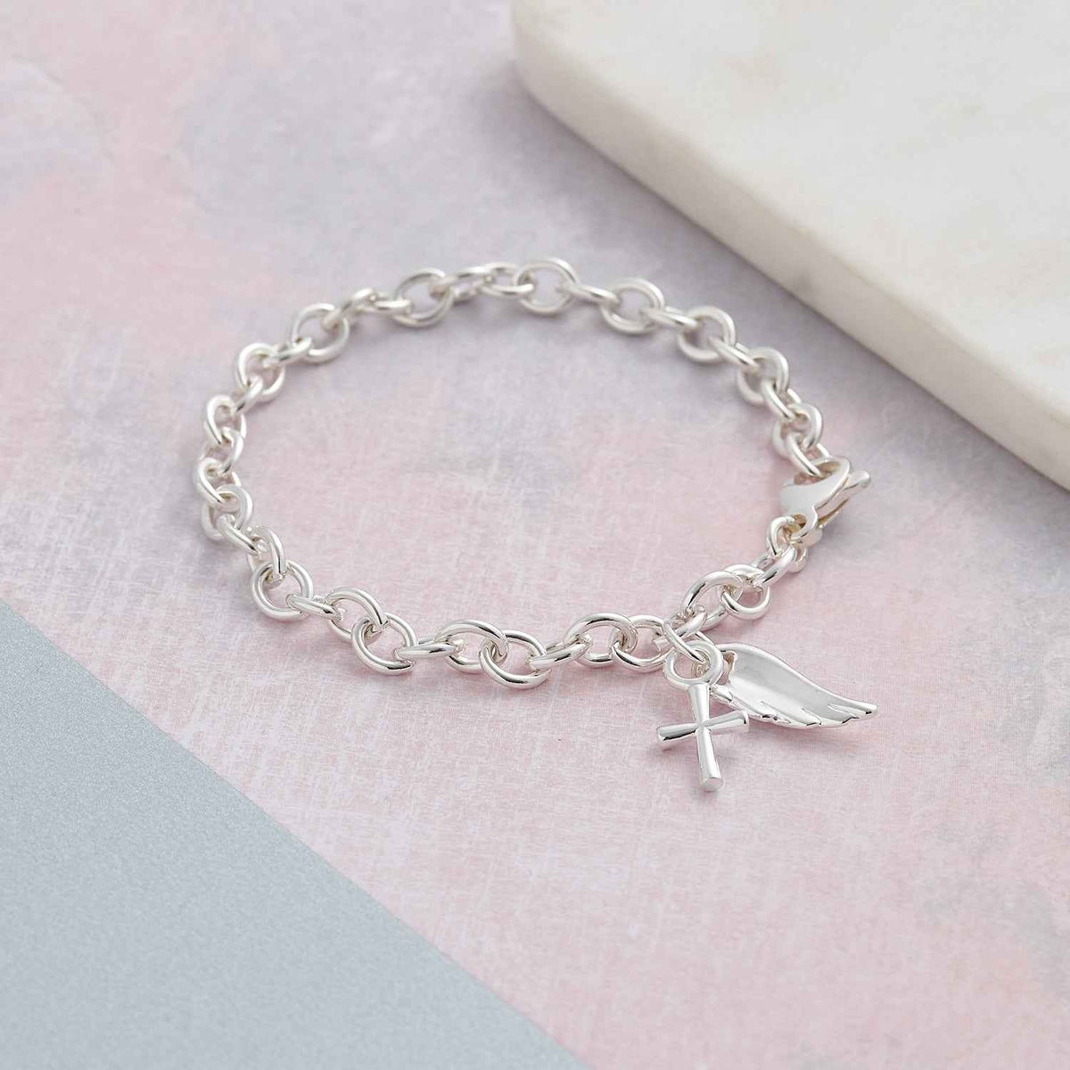 Christening Silver Charm Bracelet