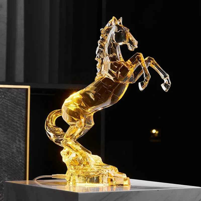Luxury Crystal Horse Statue