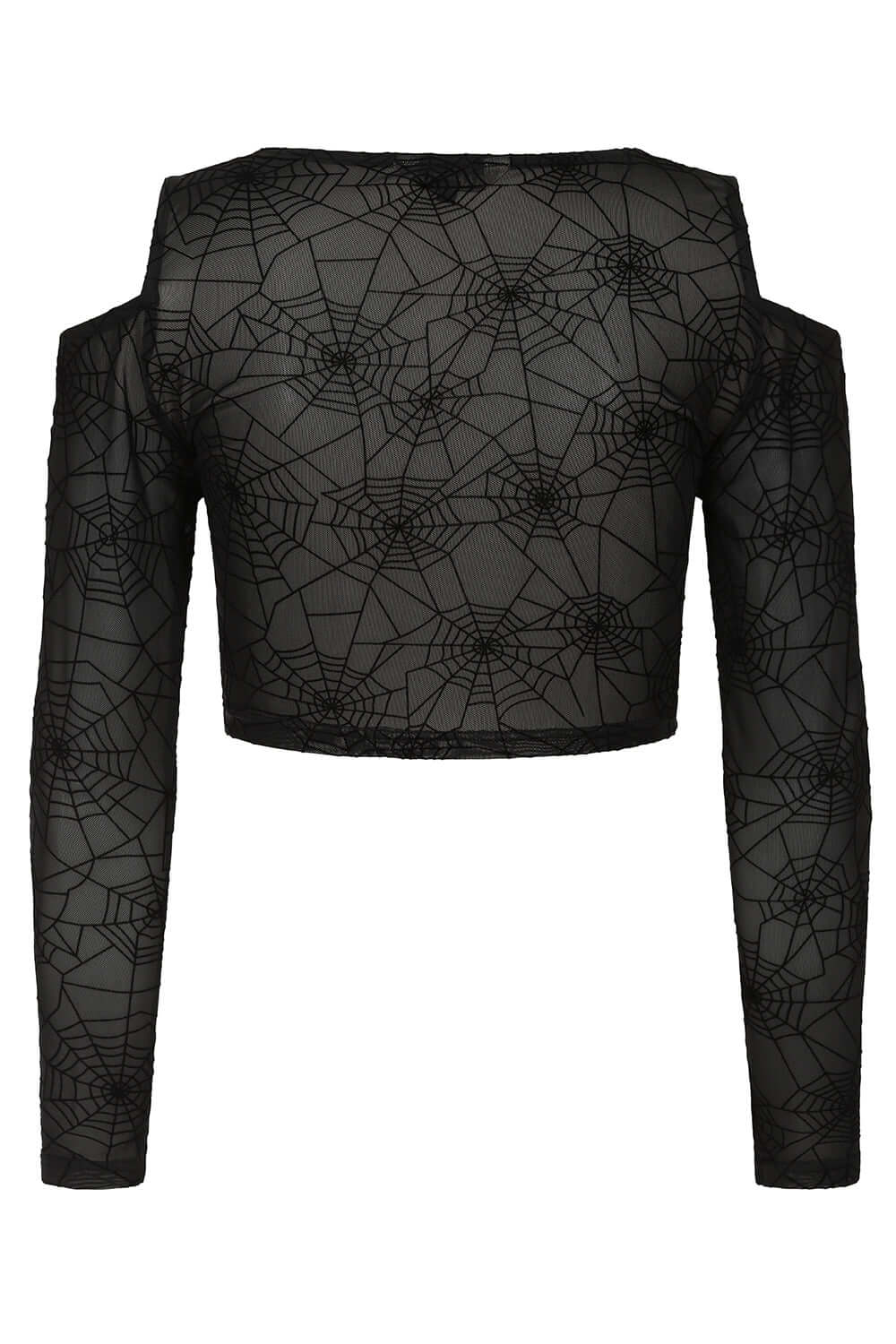 Banned Apparel Seraphina Mesh Top Black - DevilGothic DevilGothic