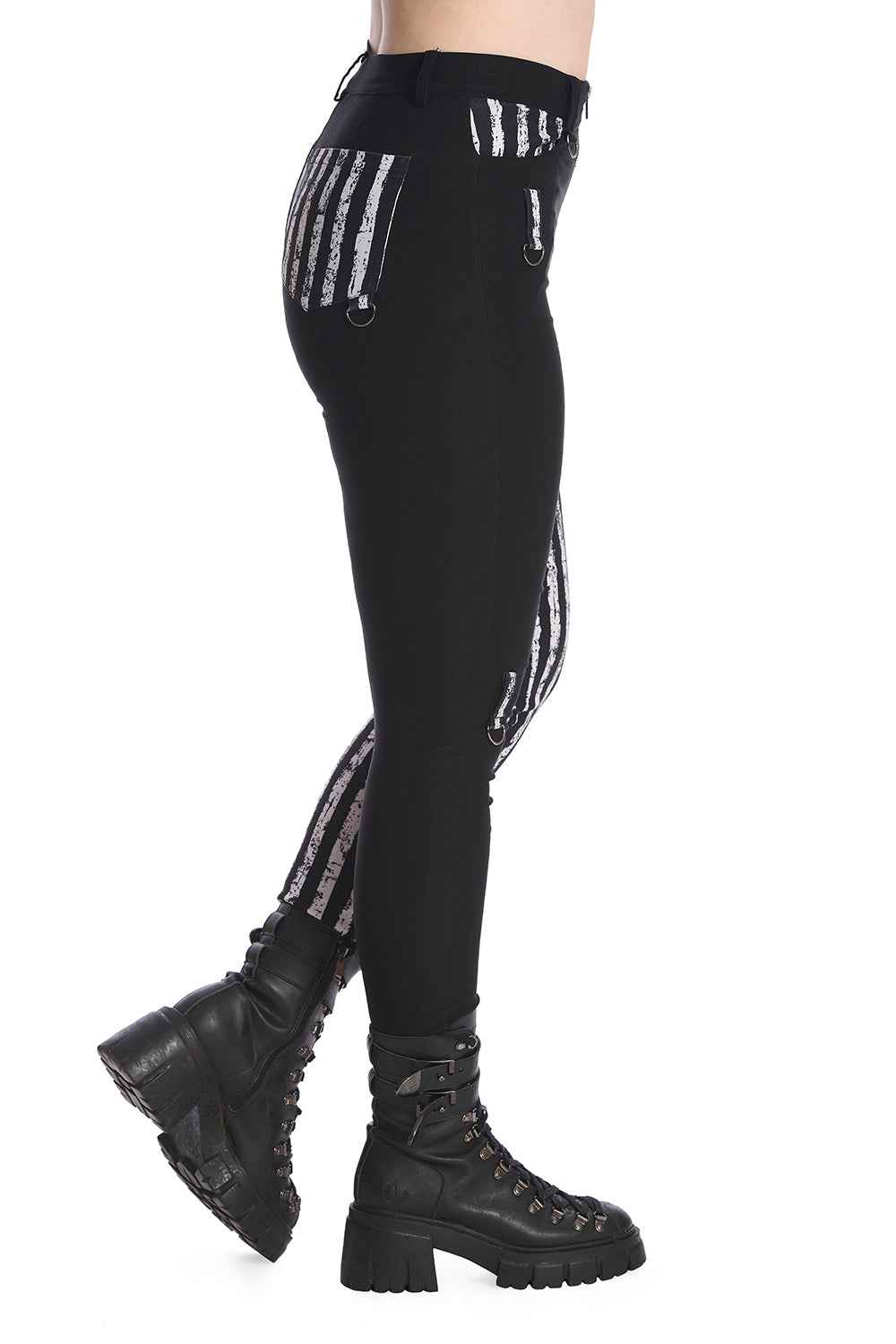 Banned Spooky Night Walks Half and Half Trousers