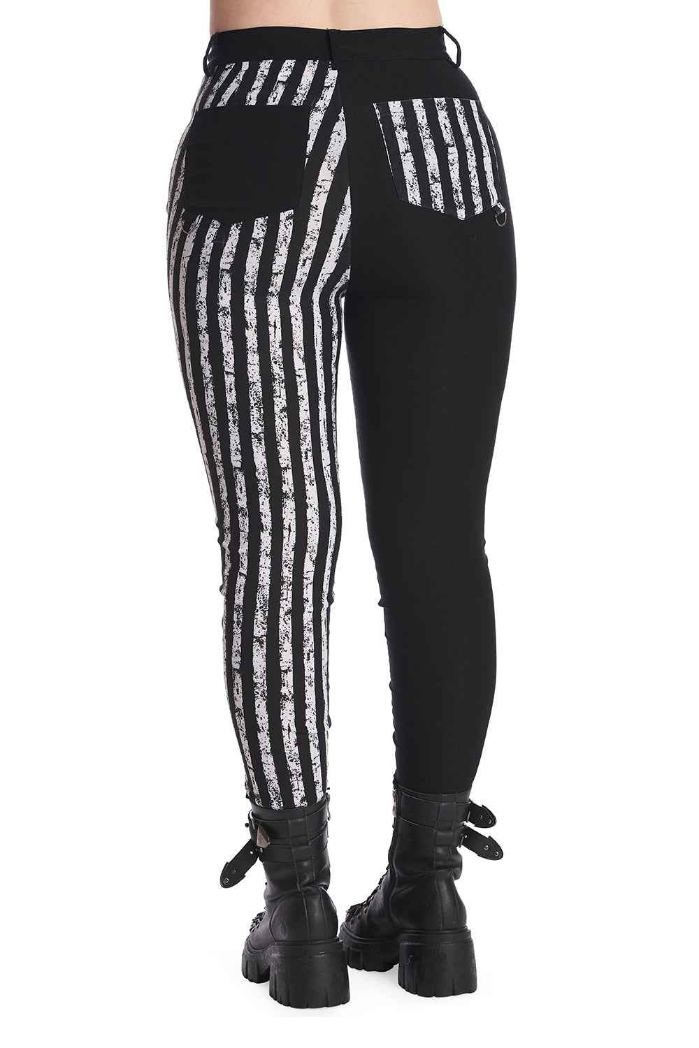 Banned Spooky Night Walks Half and Half Trousers