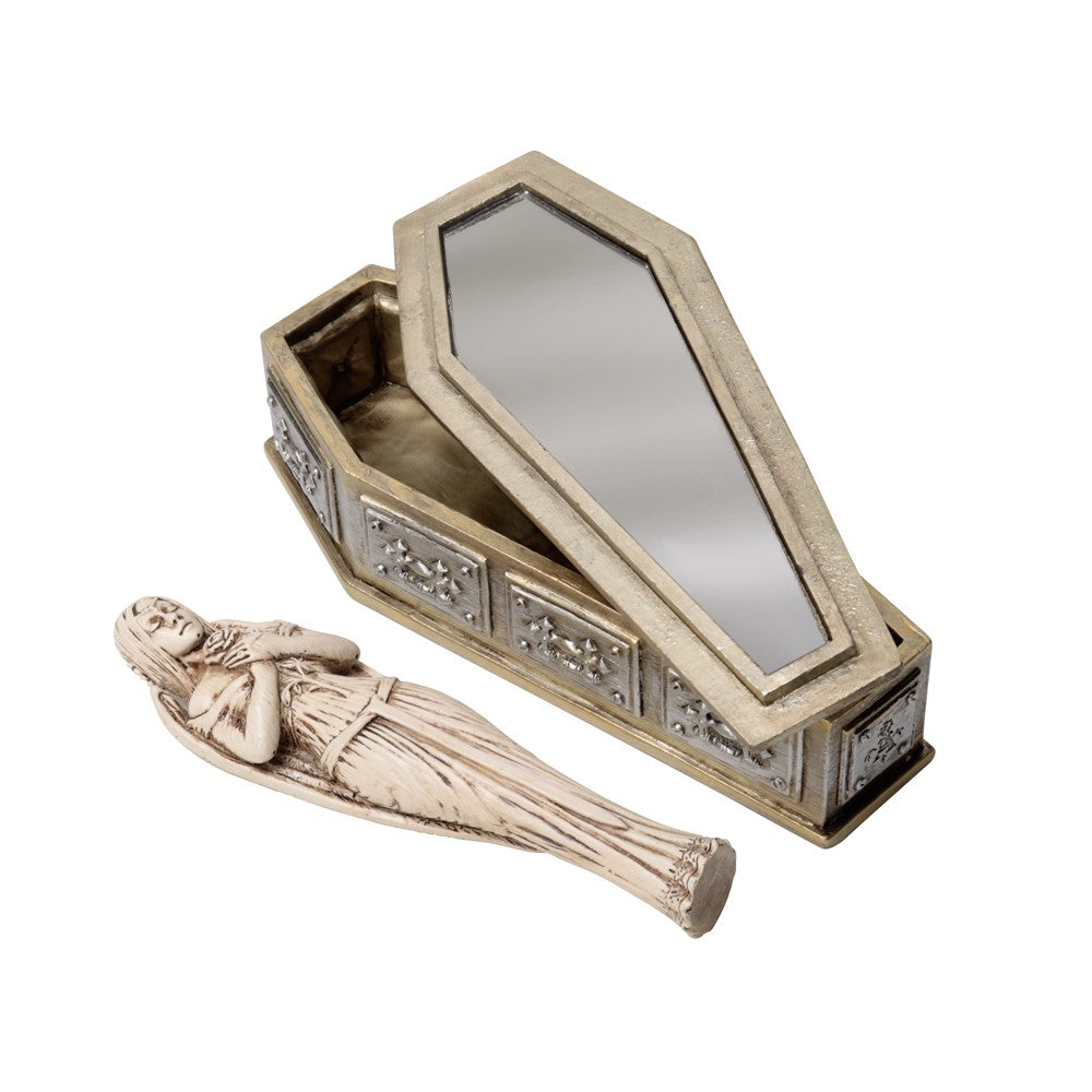 Alchemy Gothic Bride of the Dark Kiss Coffin & Figure Display Box (V118)