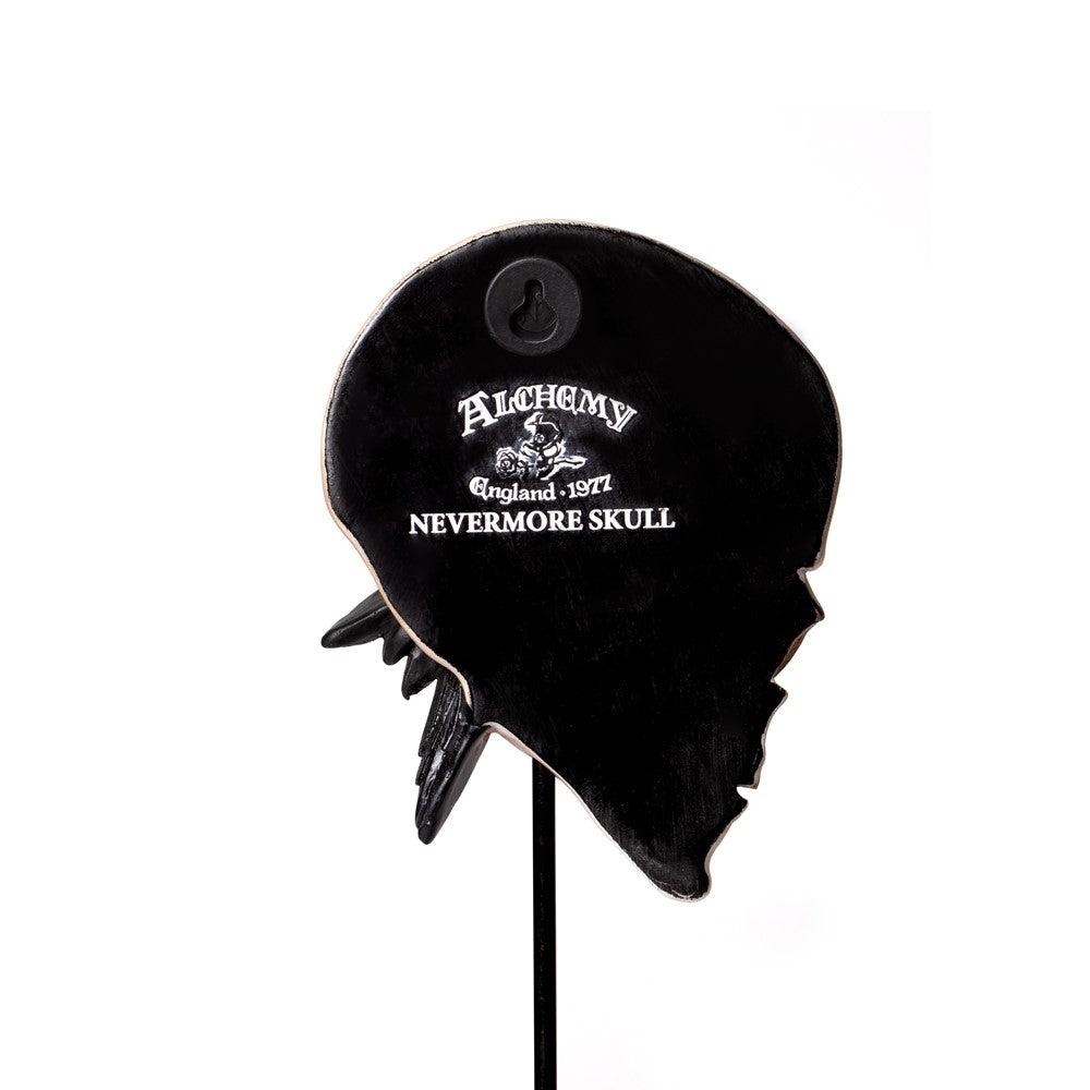 Alchemy Gothic Nevermore Skull - Masque Ornament & Wall Decoration (V122)
