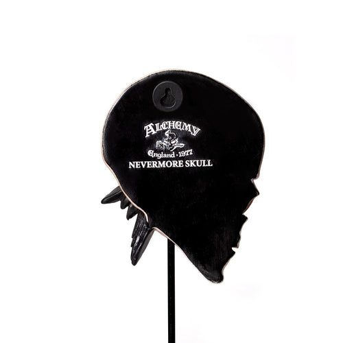 Alchemy Gothic Nevermore Skull - Masque Ornament & Wall Decoration (V122)