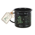 Gothic Gifts Poisonous Plants Enamel Mug - DevilGothic DevilGothic