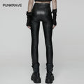 Punk Rave Ravenna Leggings - Black Prism Finish - DevilGothic DevilGothic
