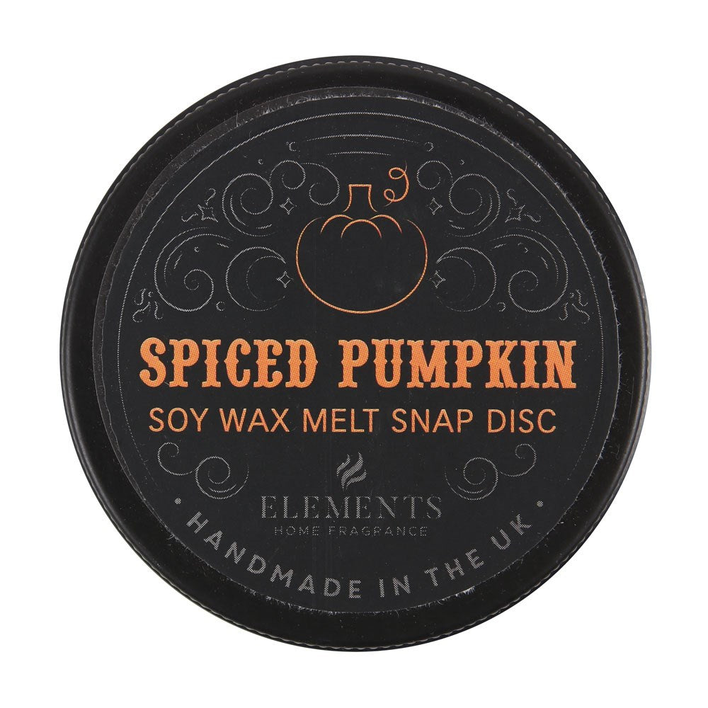 Gothic Gifts Pumpkin Spiced Soy Wax Snap Disc - DevilGothic DevilGothic