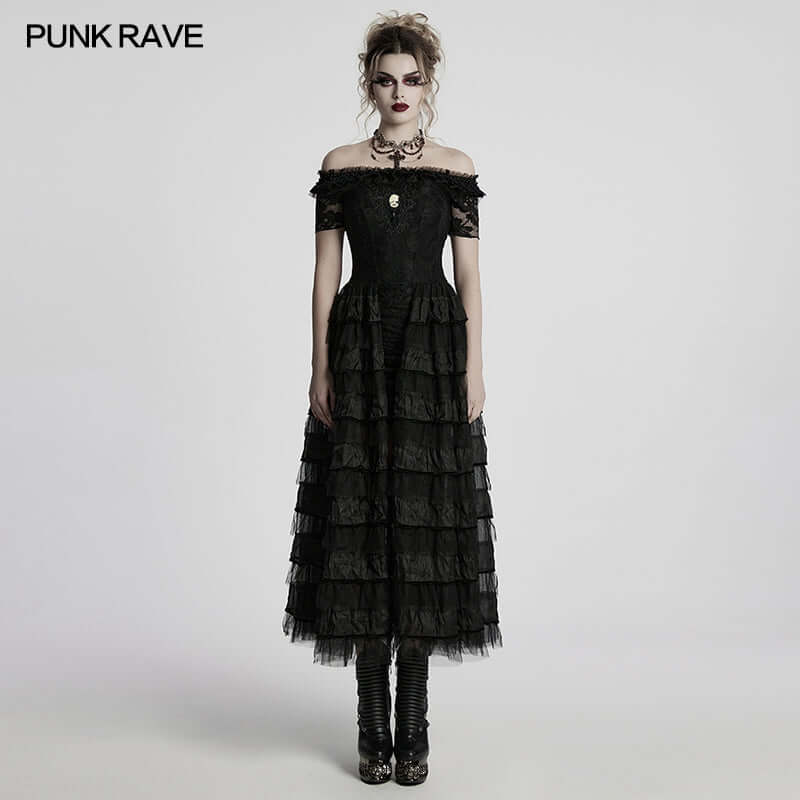 Punk Rave  Penelope Steampunk Lace Dress - DevilGothic DevilGothic