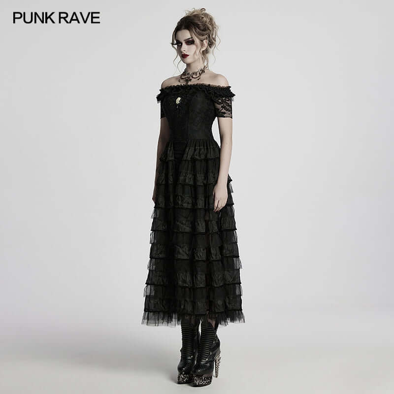 Punk Rave  Penelope Steampunk Lace Dress - DevilGothic DevilGothic