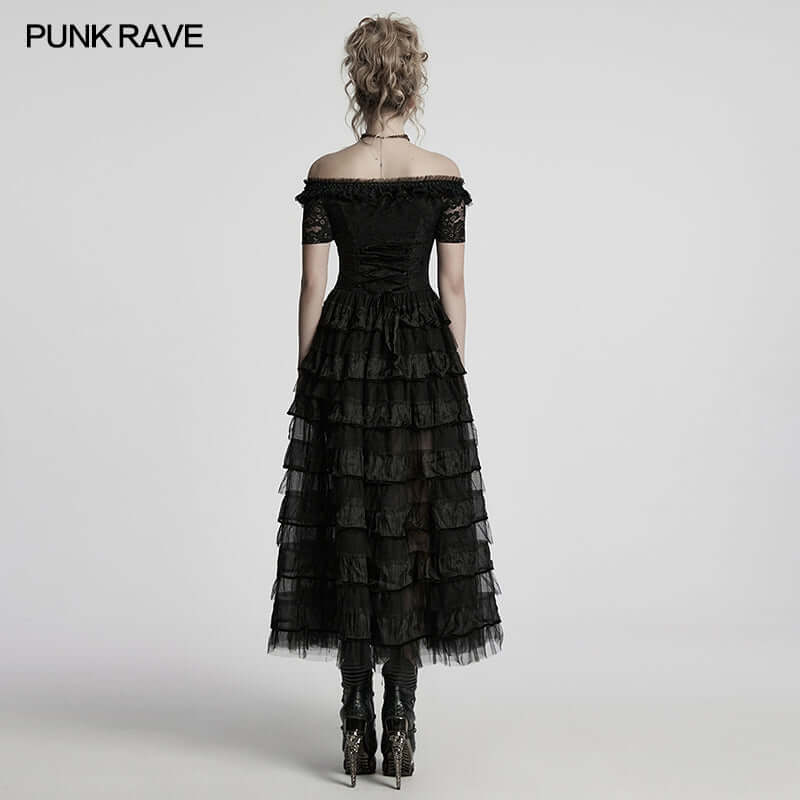 Punk Rave  Penelope Steampunk Lace Dress - DevilGothic DevilGothic