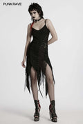 Punk Rave  Honey Irregular Split Dress - DevilGothic DevilGothic