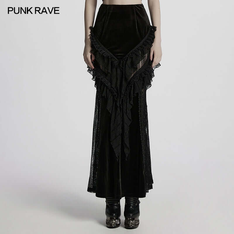 Punk Rave Nera Goth Dynamic Skirt - DevilGothic DevilGothic