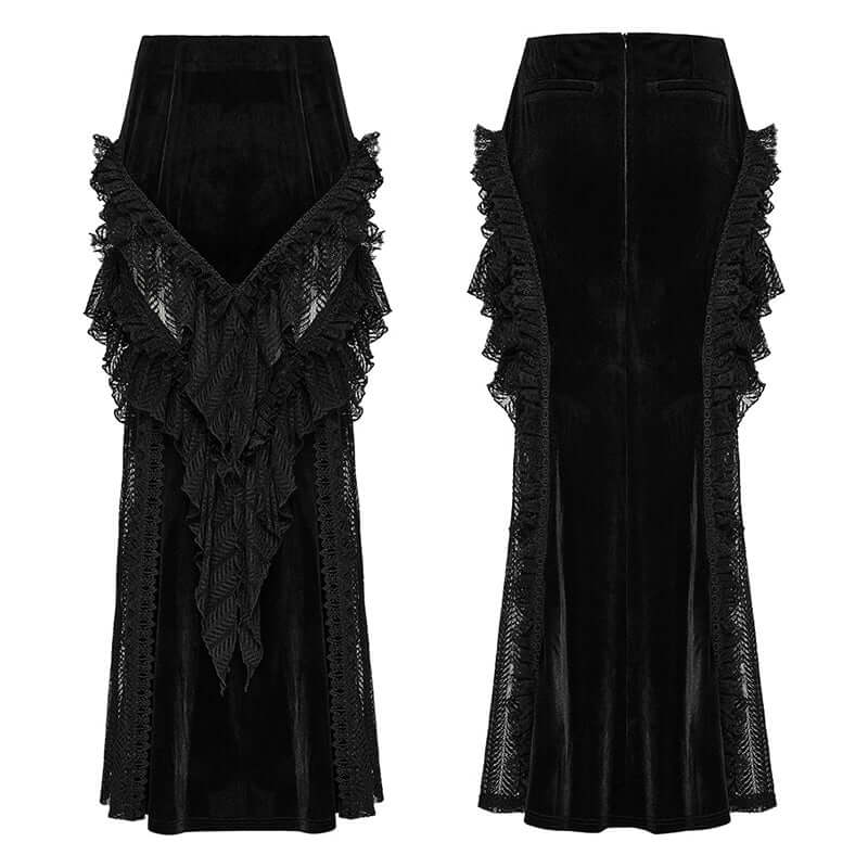 Punk Rave Nera Goth Dynamic Skirt - DevilGothic DevilGothic