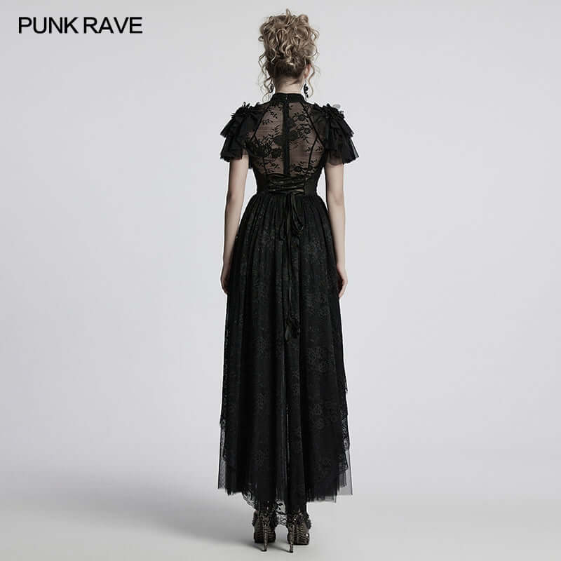 Punk Rave Nova Gothic Elegant Dress - DevilGothic DevilGothic