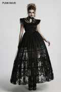 Punk Rave Seraphina Goth Flying Sleeve Dress - DevilGothic DevilGothic