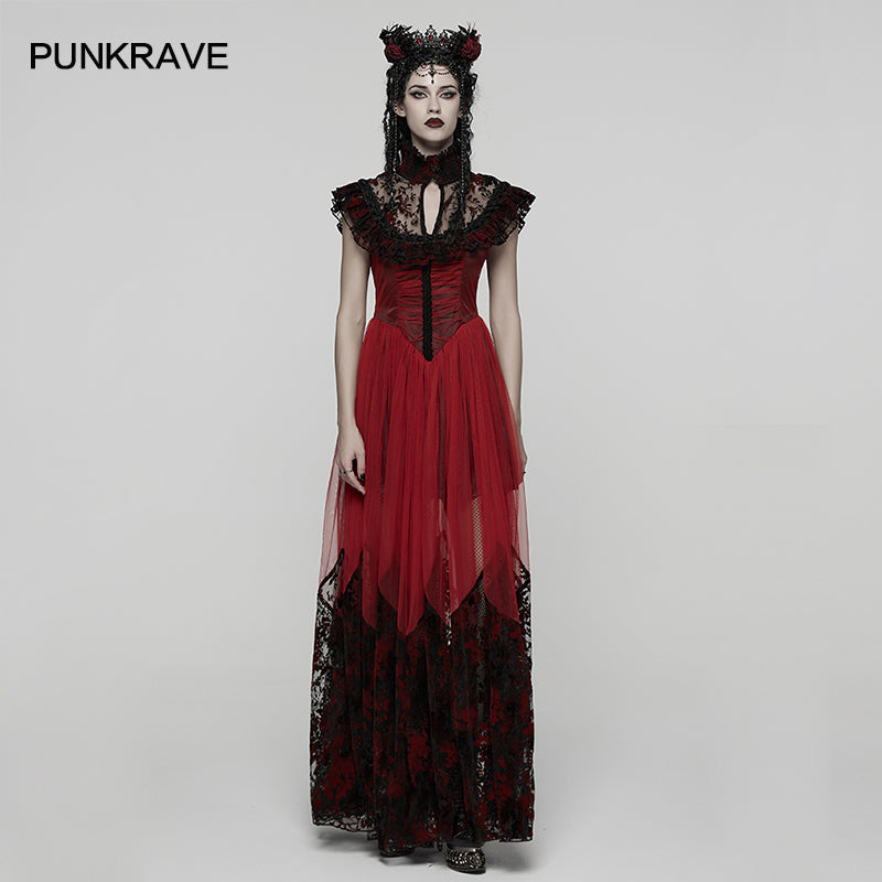 Punk Rave Gothic Flying Sleeve Dress - DevilGothic DevilGothic