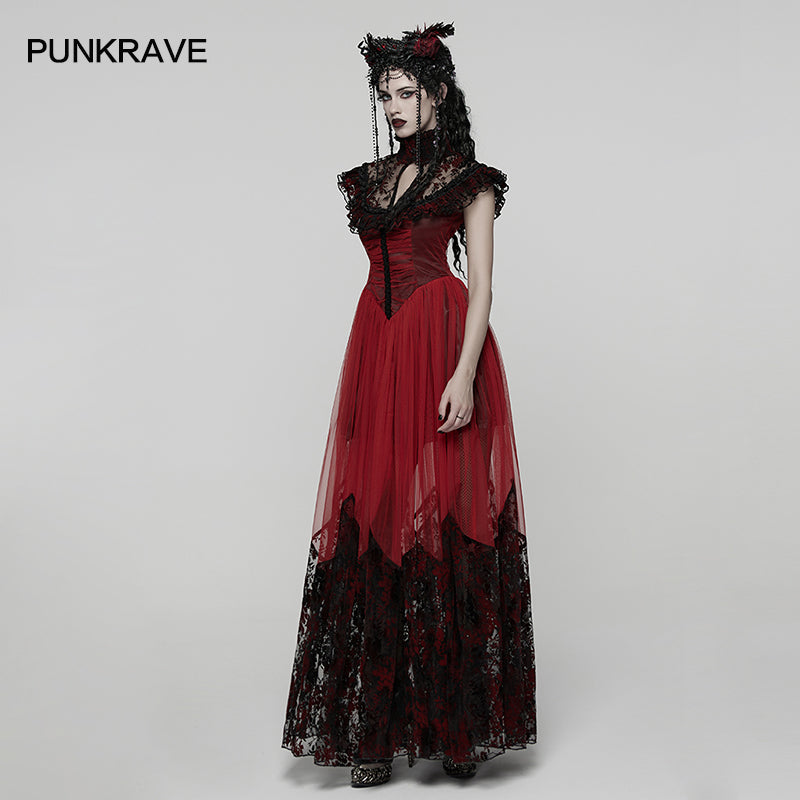 Punk Rave Gothic Flying Sleeve Dress - DevilGothic DevilGothic