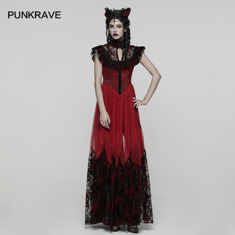 Punk Rave Gothic Flying Sleeve Dress - DevilGothic DevilGothic