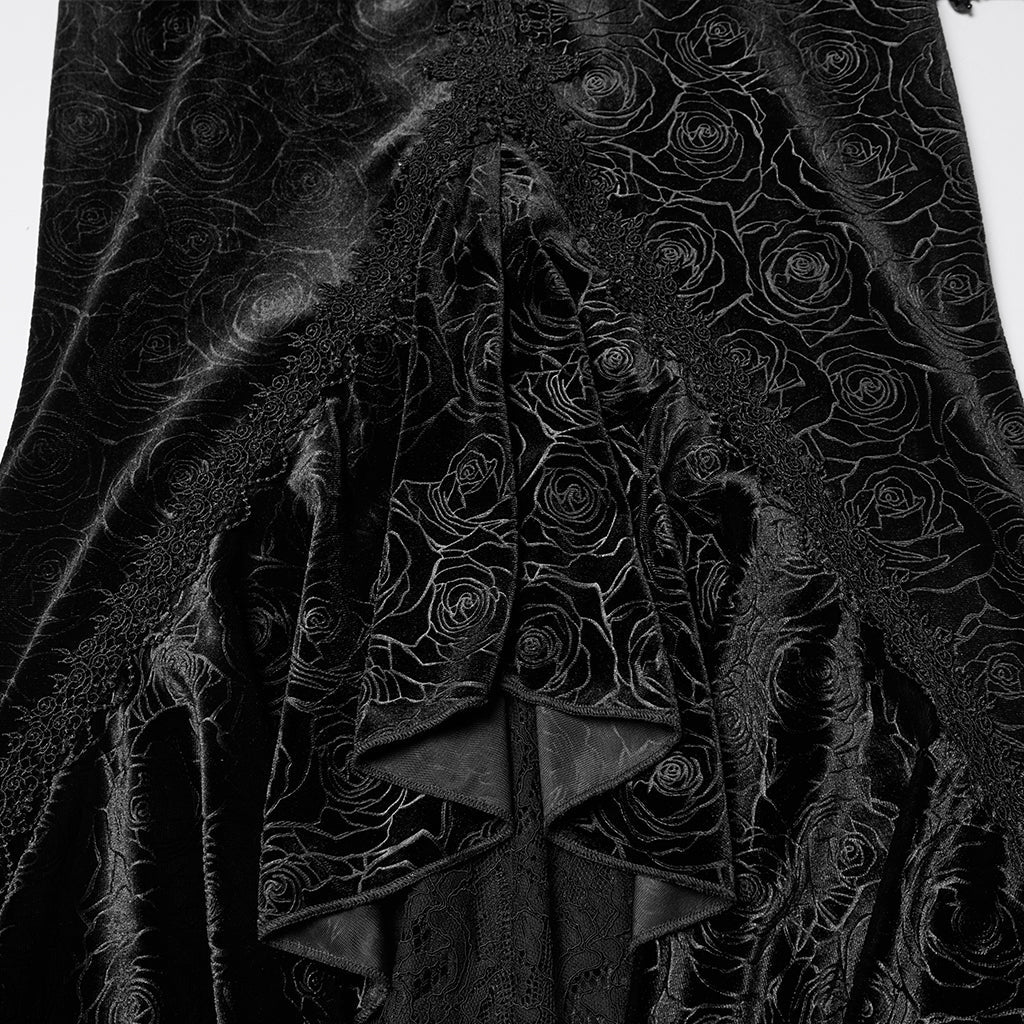 Punk Rave Goth Gorgeous Fishtail Skirt - DevilGothic DevilGothic